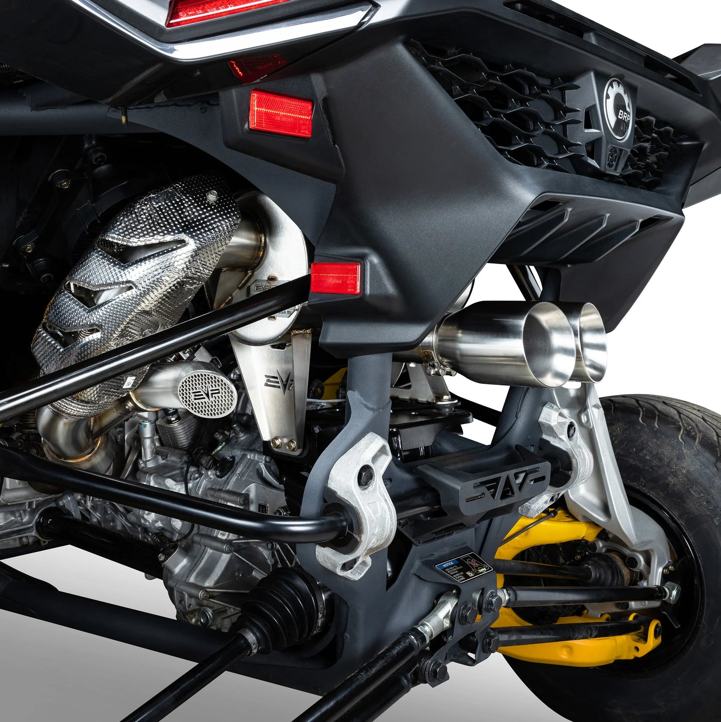 EVP RACING SHOCKER ELECTRIC SIDE-DUMP DOWN PIPE WITH BULLET MUFFLER FOR 2024 CAN-AM MAVERICK R NOW TAKING PRE-ORDERS!