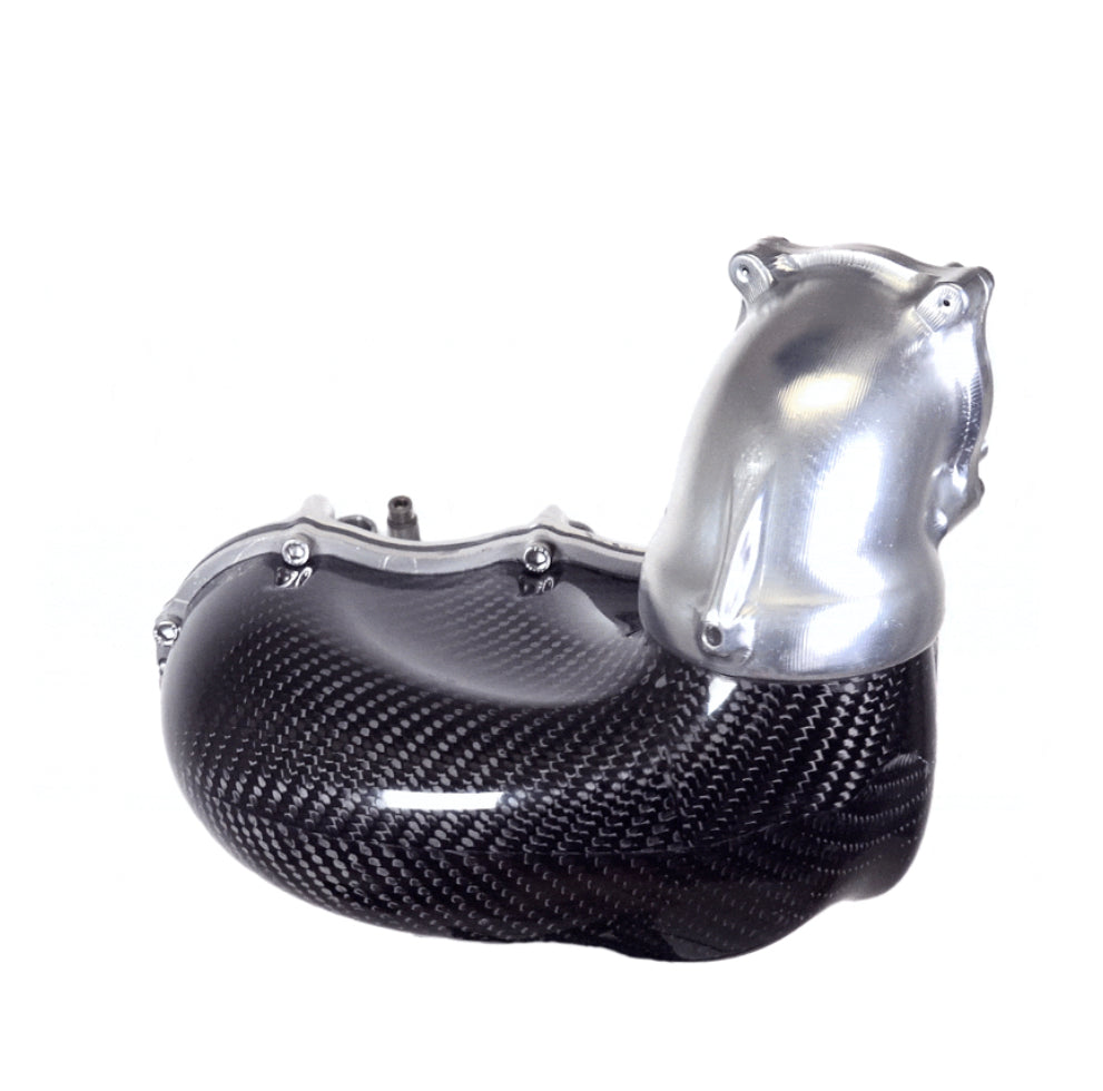 2020+ CAN AM MAVERICK X3 TORRENT-C CARBON INTAKE PLENUM FOR DESERT STORM TURBO SYSTEMS