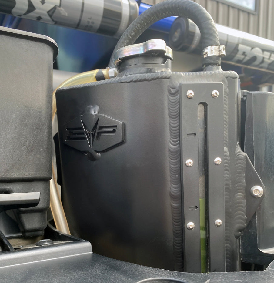 HIGH-VOLUME ALUMINUM COOLANT RESERVOIR TANK FOR CAN AM MAVERICK X3