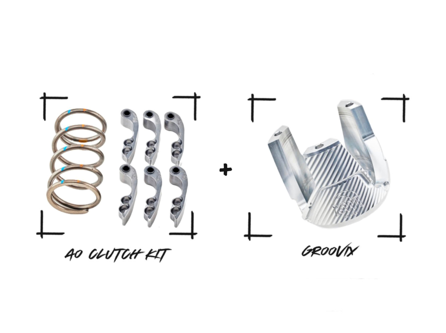 CAN-AM X3 QRSX 2017 - 2021 KWI AO BASE & AO Green Clutch Kit