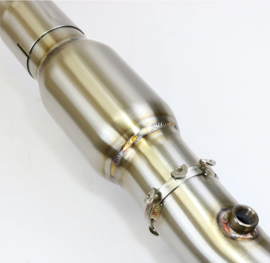 CAN AM MAVERICK X3 3" BAZOOKA RACE PIPE WITH BULLET MUFFLER EXHAUST