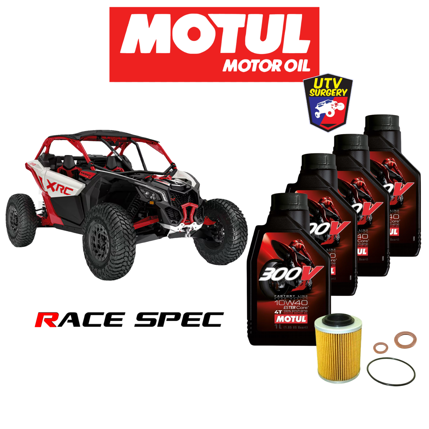 MOTUL ENGINE Oil Kits, Can-Am x3 2017+