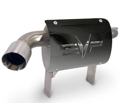 Can-Am Maverick X3 Magnum Side Exit Exhaust With Heat Shield (Delete Rear Valence)